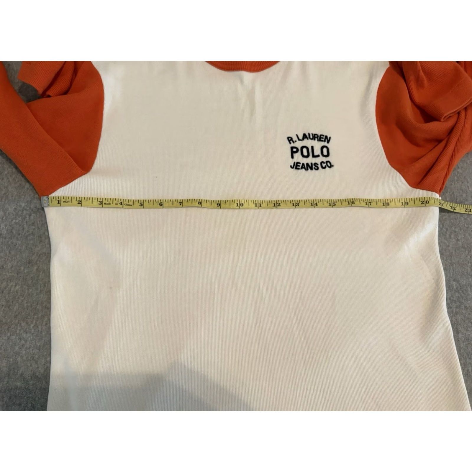 Ralph Lauren VINTAGE Ralph Lauren Polo Jeans Company Long Sleeve Shirt Mens L Orange Cotton Size US L / EU 52-54 / 3 - 4 Thumbnail