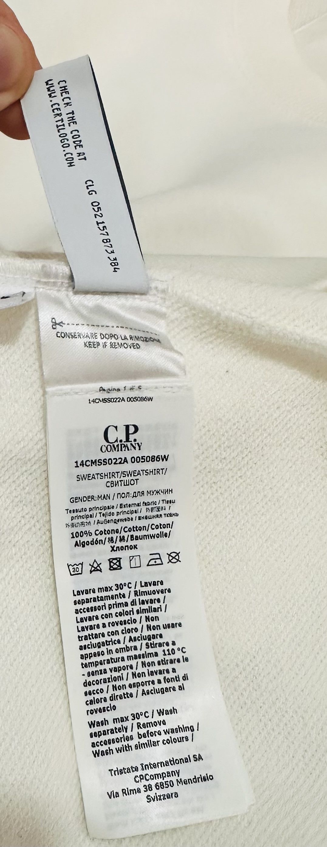 C.P. Company Diagonal Raised Fleece Sweatshirt Size US XL / EU 56 / 4 - 7 Thumbnail
