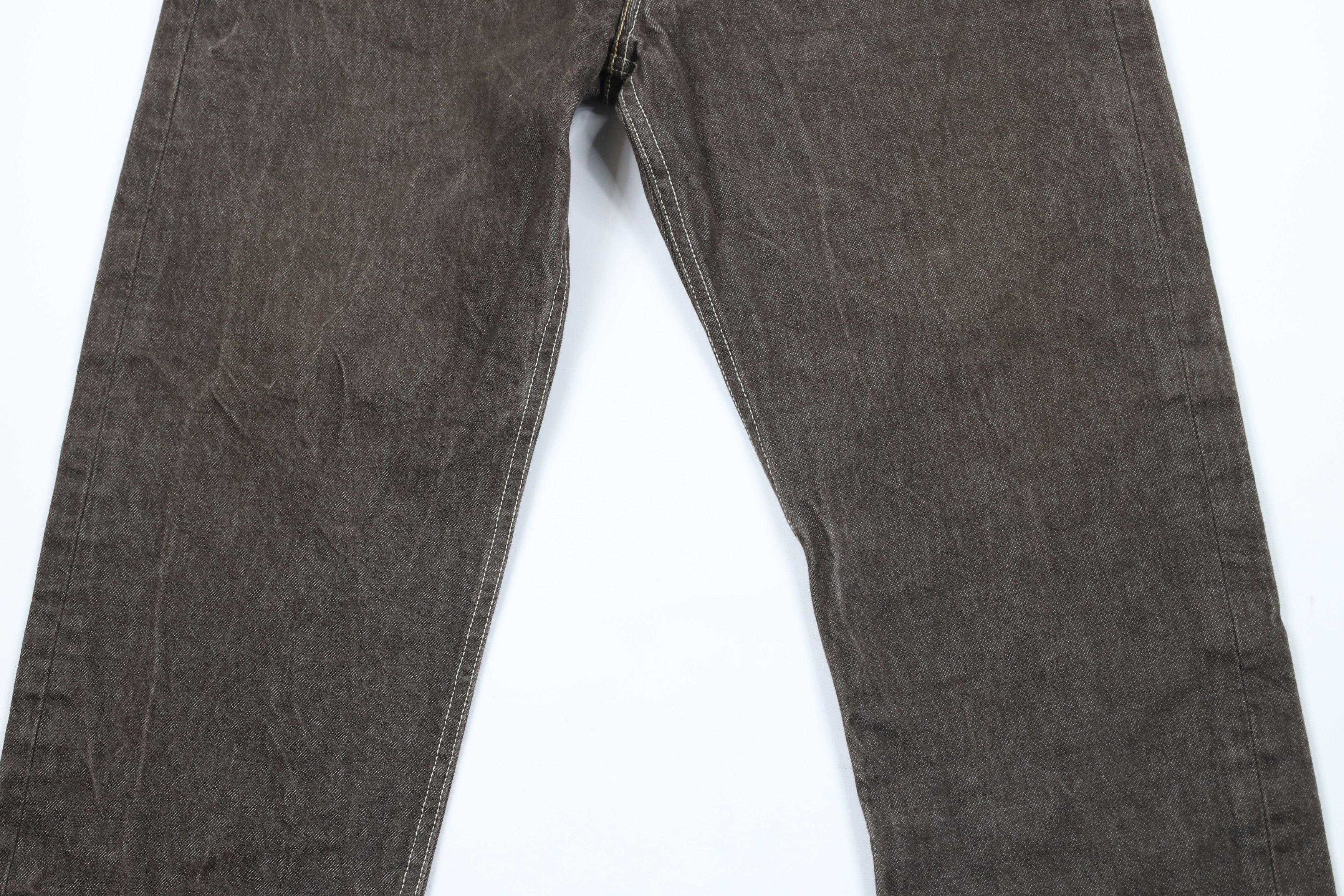 Levi's × Vintage Vintage Y2K Levis 501xx Original Straight Leg Jeans Brown Size US 34 / EU 50 - 3 Thumbnail