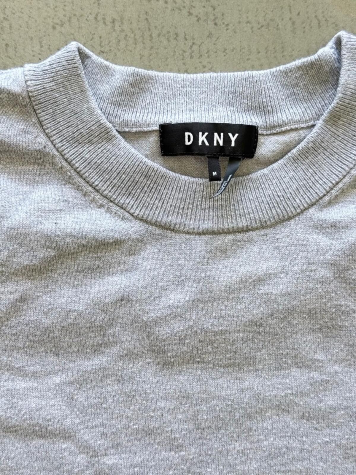 DKNY DKNY / Mixed Media Knit Sweater / Grey Size M / US 6-8 / IT 42-44 - 4 Thumbnail