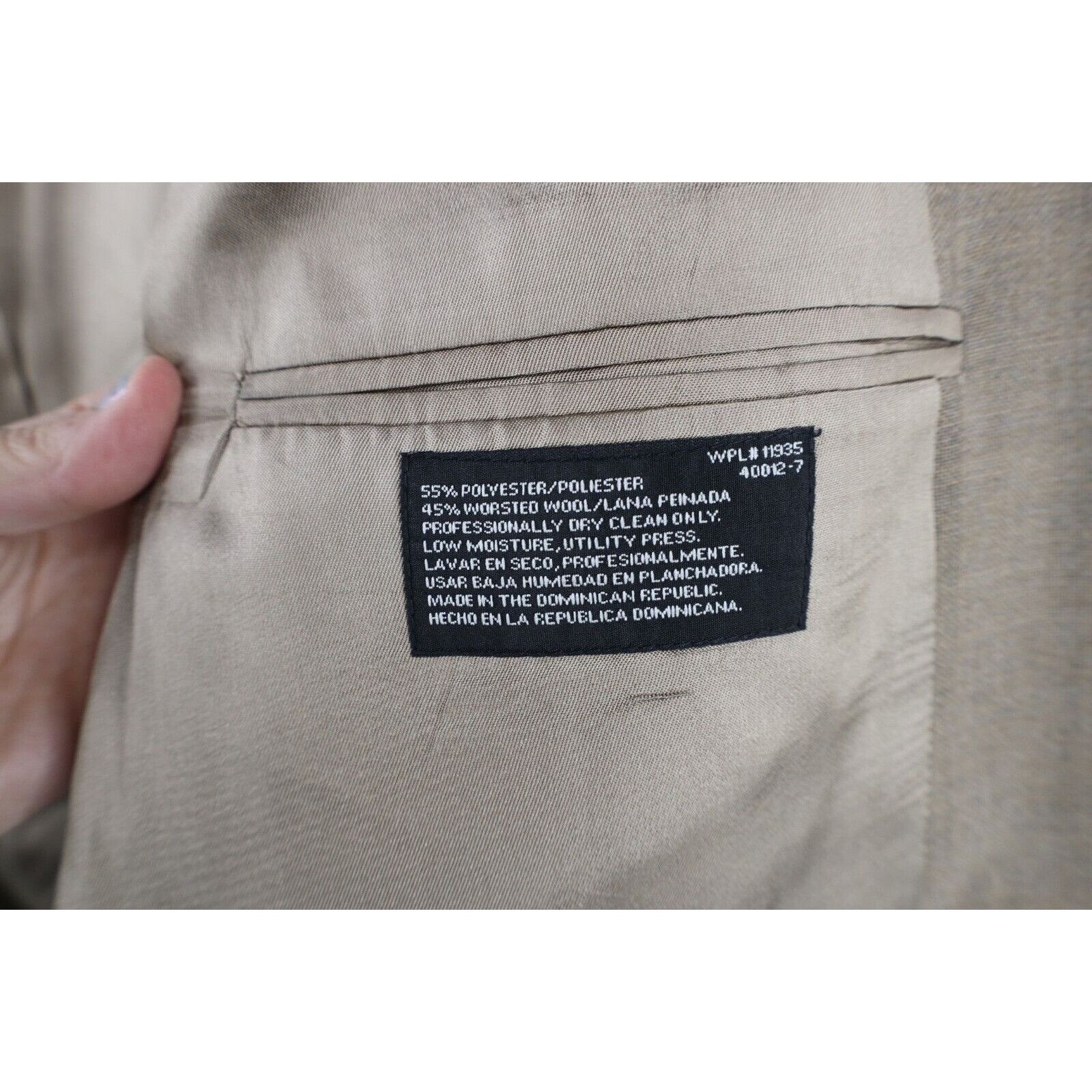 Vintage Vintage 90s Streetwear Worsted Wool 2 Button Suit Jacket Size US L / EU 52-54 / 3 - 12 Thumbnail