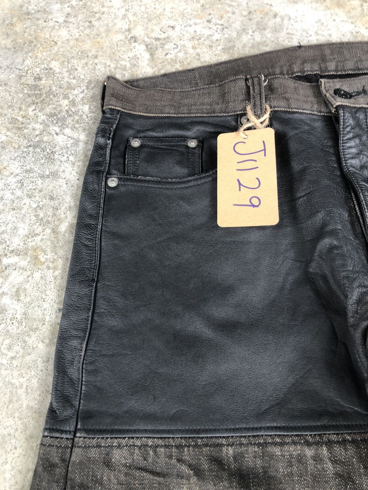 Neighborhood Neighborhood Leather Selvedge Denim Size US 32 / EU 48 - 13 Thumbnail