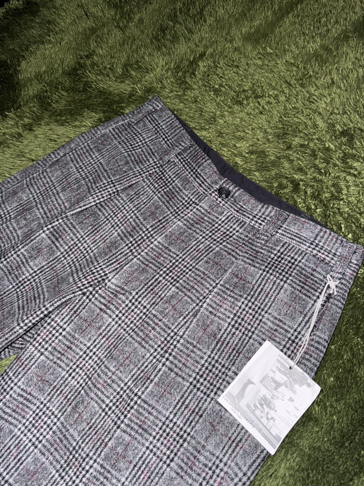 Engineered Garments [M] Engineered Garments Carlyle Check Wool Trousers Plaid Size US 34 / EU 50 - 2 Thumbnail
