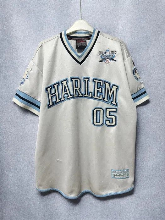 FUBU jersey vintage HARLEM t-shirt New York City Series S