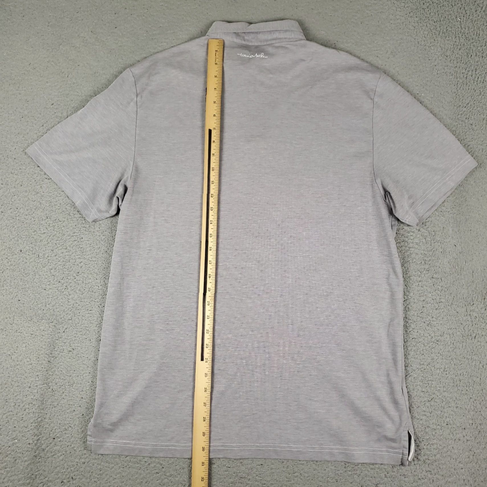 TravisMathew Travis Mathew Polo Shirt Mens XL Gray Button Collared Short Sleeve Casual Polo Shirt Size US XL / EU 56 / 4 - 4 Thumbnail