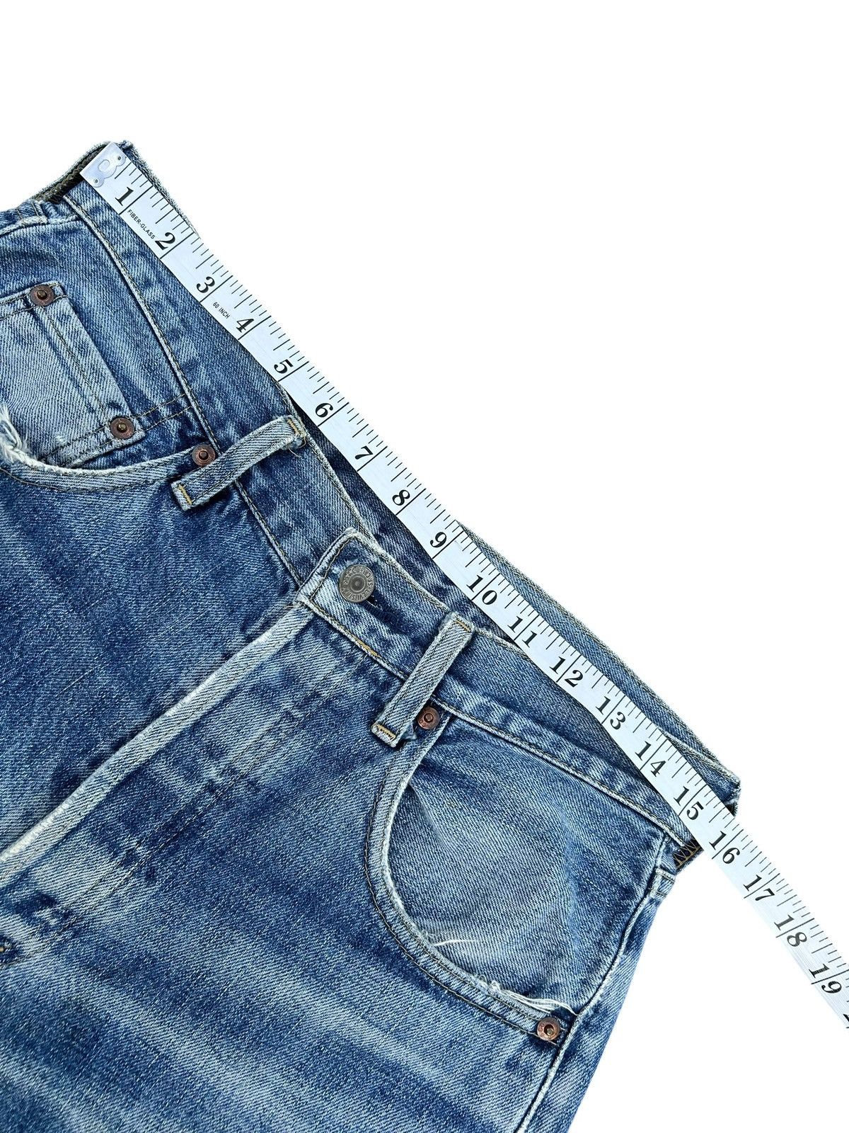 Kapital Vintage Levis Big E Selvedge Distressed Denim Jeans Size US 31 - 19 Thumbnail