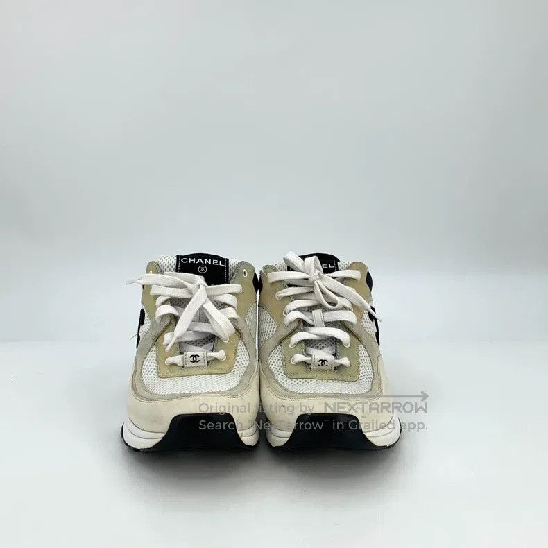 Chanel Chanel Colour-blocked logo latching casual panda sneakers Size US 9 / EU 42 - 3 Thumbnail
