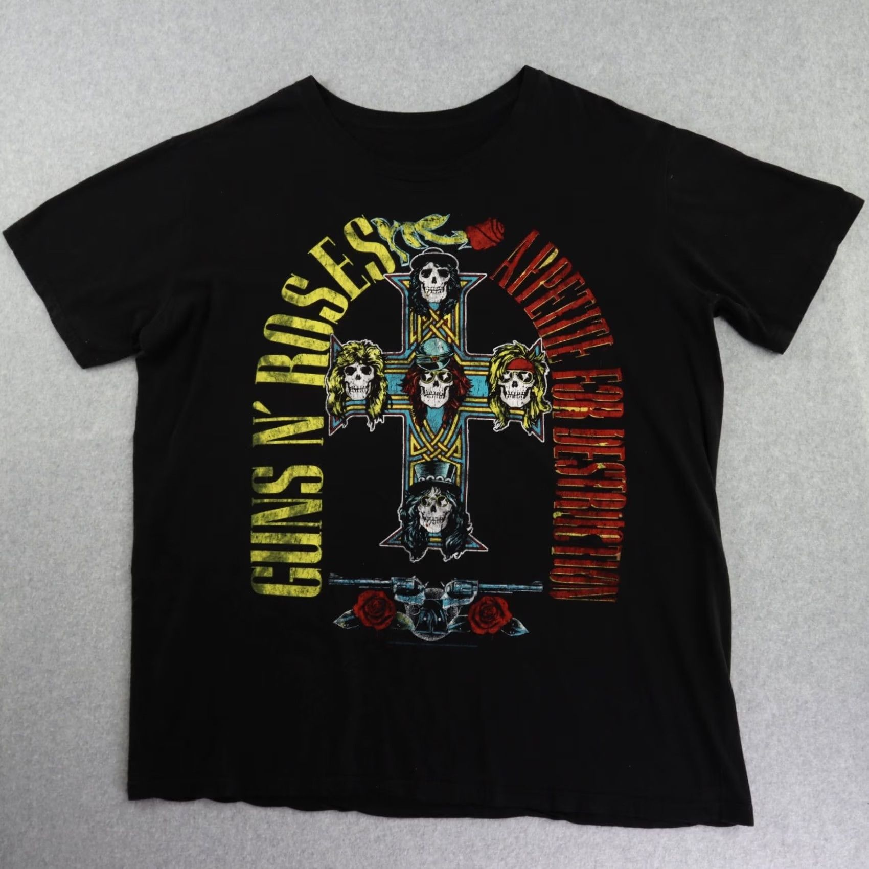 Bravado Bravado Guns N Roses Shirt Adult XL Black T-Shirt Men Short Sleeve Size XL Black Size US XL / EU 56 / 4 - 3 Thumbnail