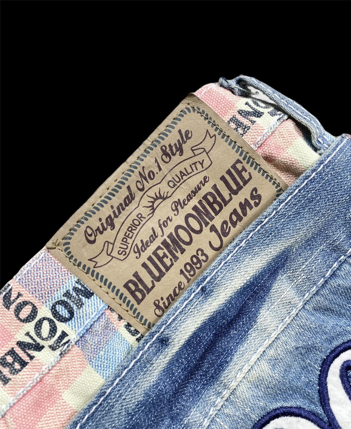 Hysteric Glamour × PPFM Double Waist Light Blue Denim By Blue Moon Blue Size US 31 - 7 Thumbnail