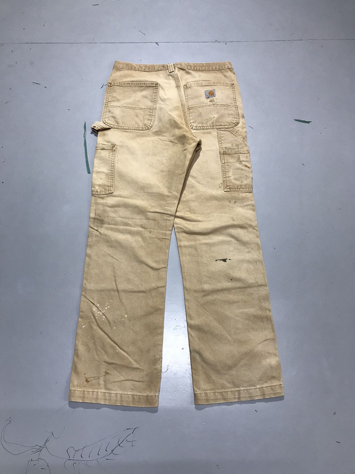 Carhartt Vintage Carhartt repaired double knee workwear Size US 30 / EU 46 - 2 Thumbnail