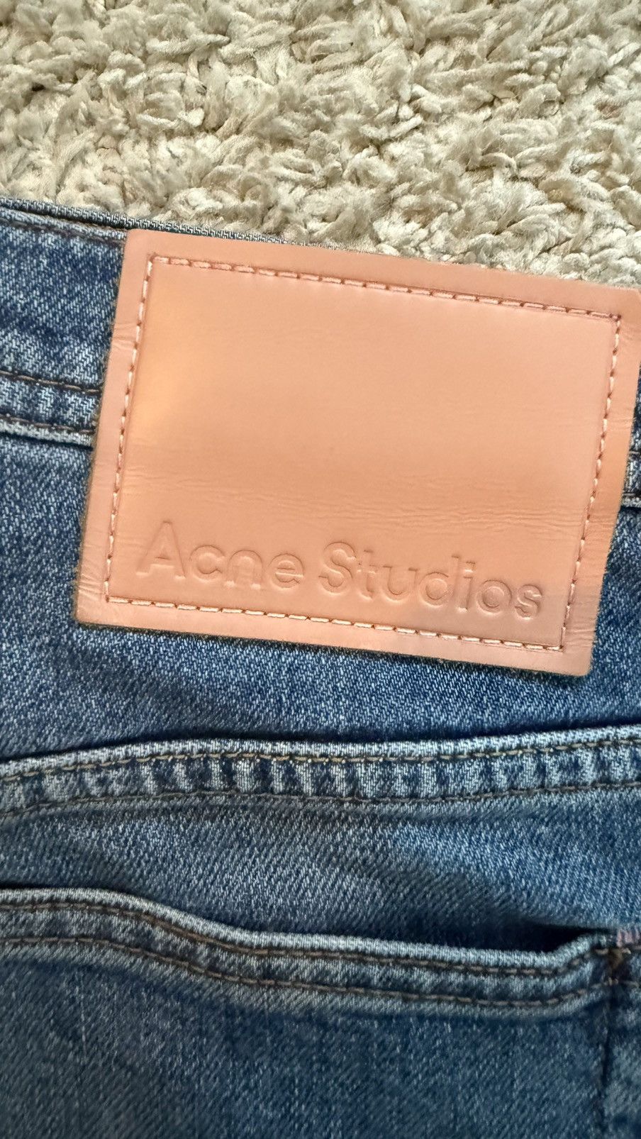 Acne Studios Acne River mid blue jeans Size US 31 - 2 Thumbnail
