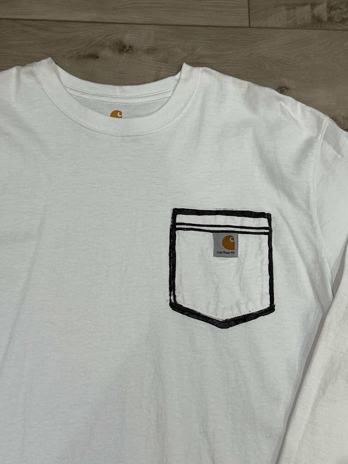 Carhartt × Joshua Vides Joshua Vides x Carhartt White L/S Tee Size US XL / EU 56 / 4 - 2 Thumbnail
