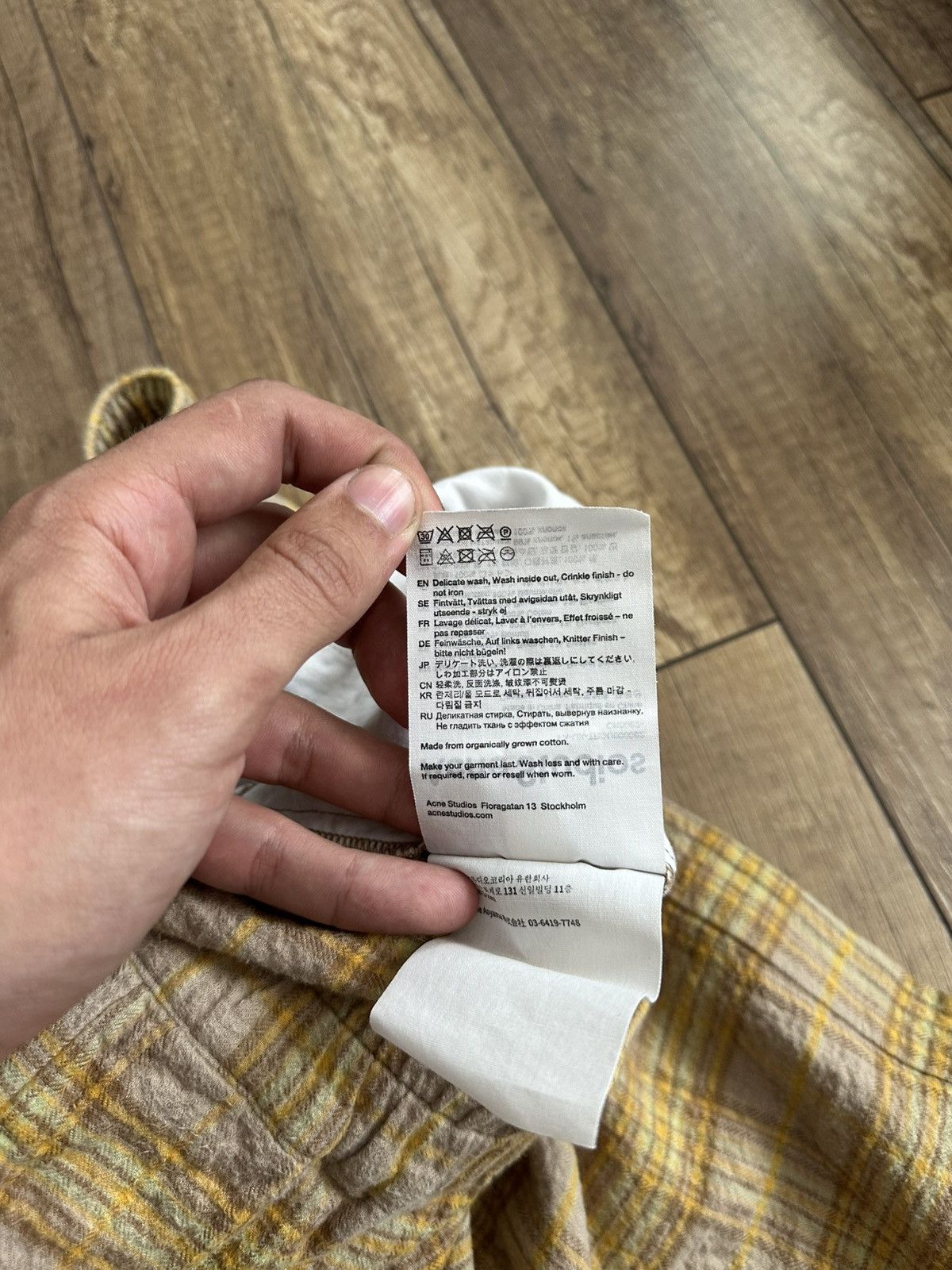 Acne Studios Acne Studios Check Trousers Pants Size US 30 / EU 46 - 12 Thumbnail