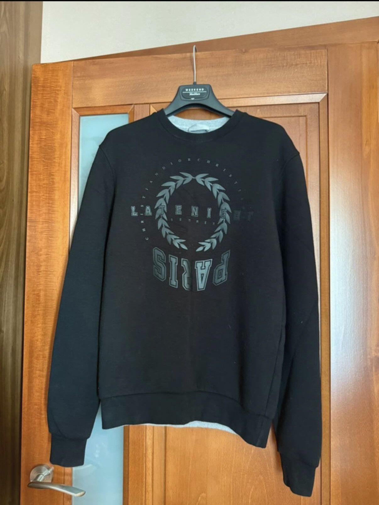 Dior Dior Late Night PARIS Crewneck Size US S / EU 44-46 / 1 - 1 Thumbnail