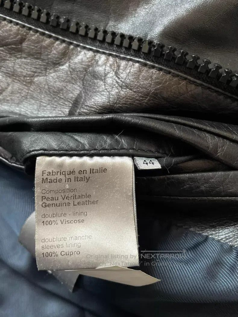 Dior Dior Bellows Leather Cracked Leather Jacket Size US S / EU 44-46 / 1 - 7 Thumbnail