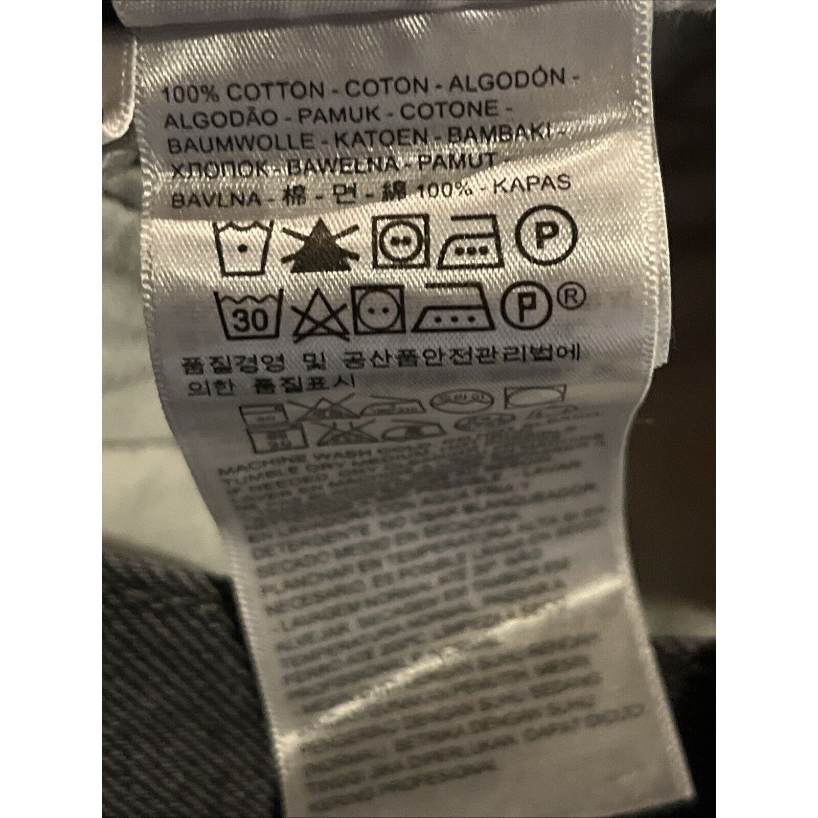 Levi's Levi’s 505 Jeans Men’s 34x32 Regular Straight Denim Black Size US 34 / EU 50 - 12 Thumbnail