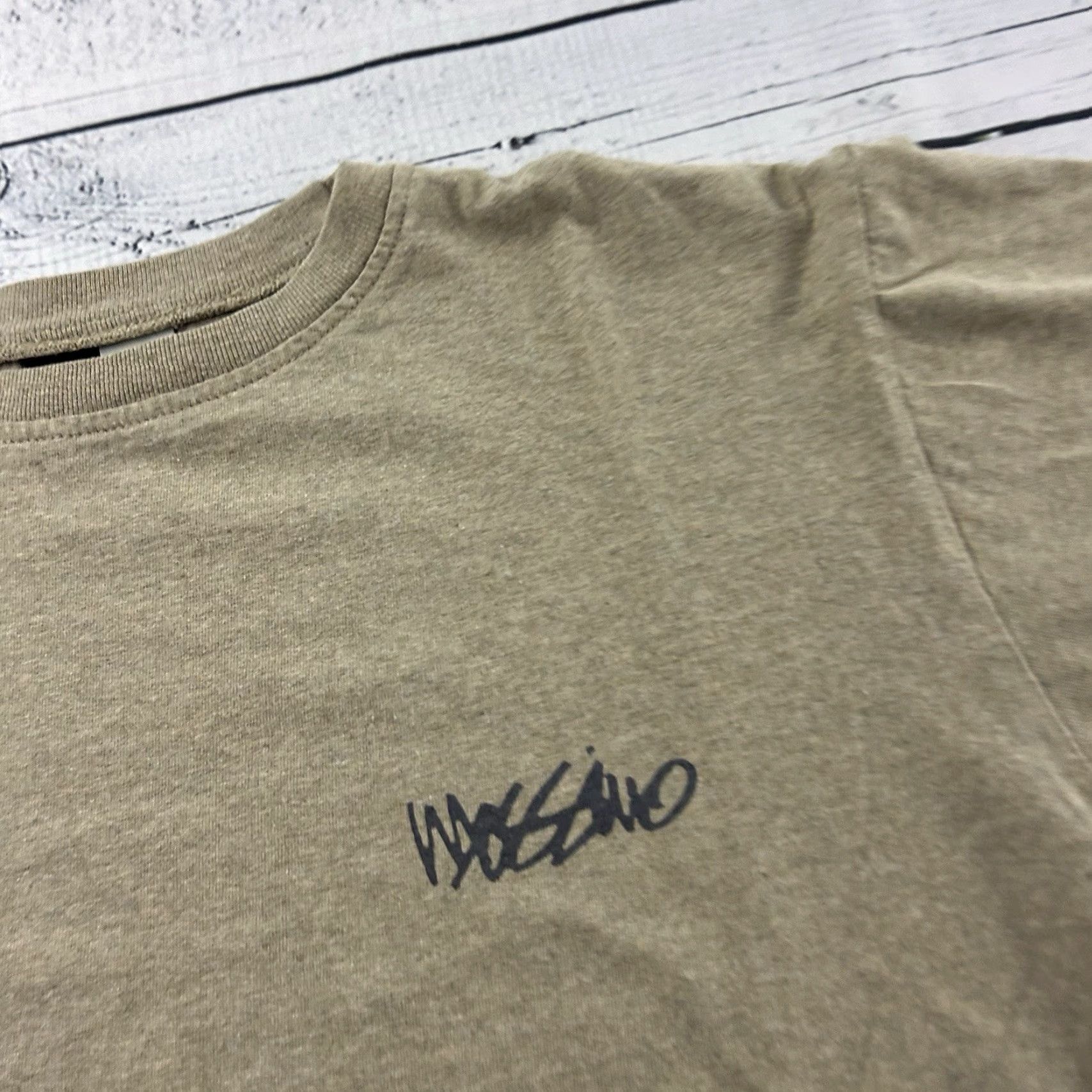 Mossimo VINTAGE Mossimo Short Sleeve T Shirt Mens L Tan Brown Script Logo 90s Size US L / EU 52-54 / 3 - 2 Thumbnail