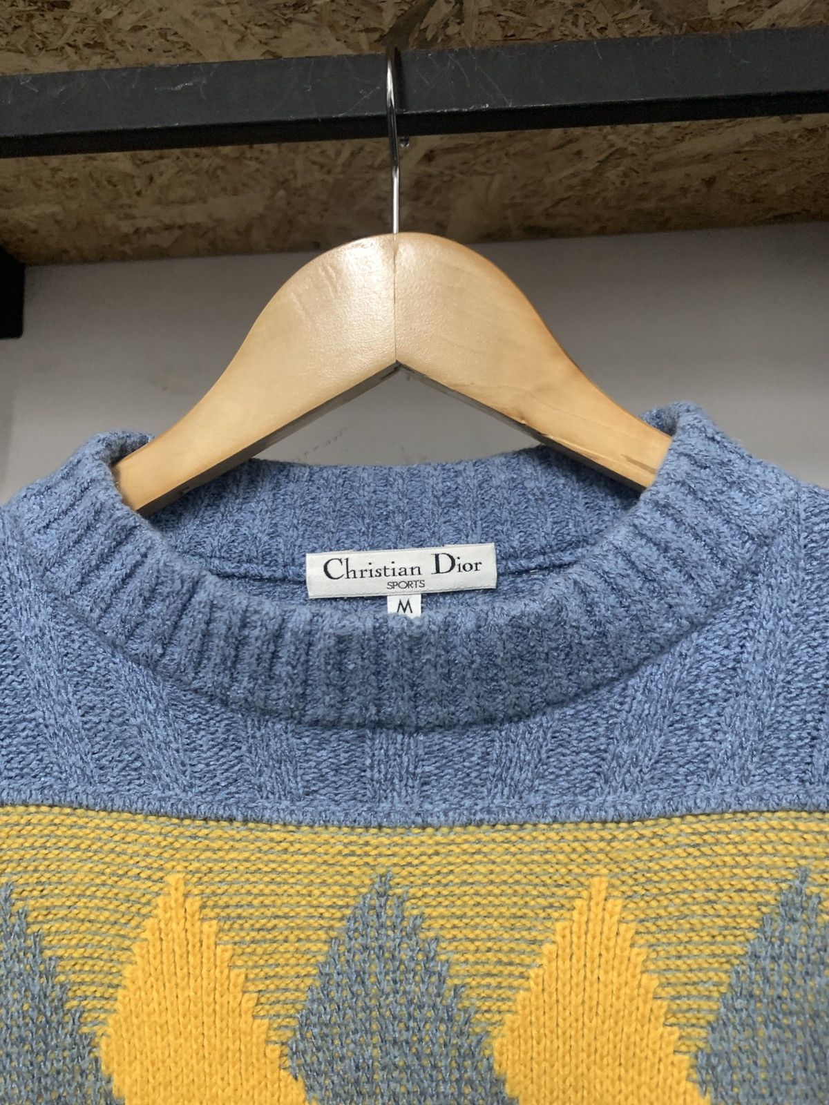 Dior Christian Dior Sports Knitted Pattern Crewneck Sweater Size US S / EU 44-46 / 1 - 2 Thumbnail