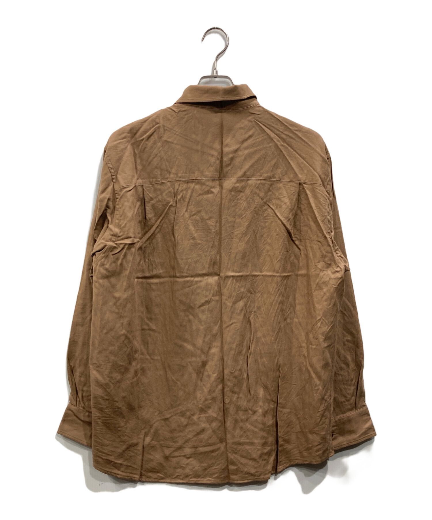 Auralee AURALEE Super Light Wool Shirt Brown M Size US M / EU 48-50 / 2 - 2 Thumbnail