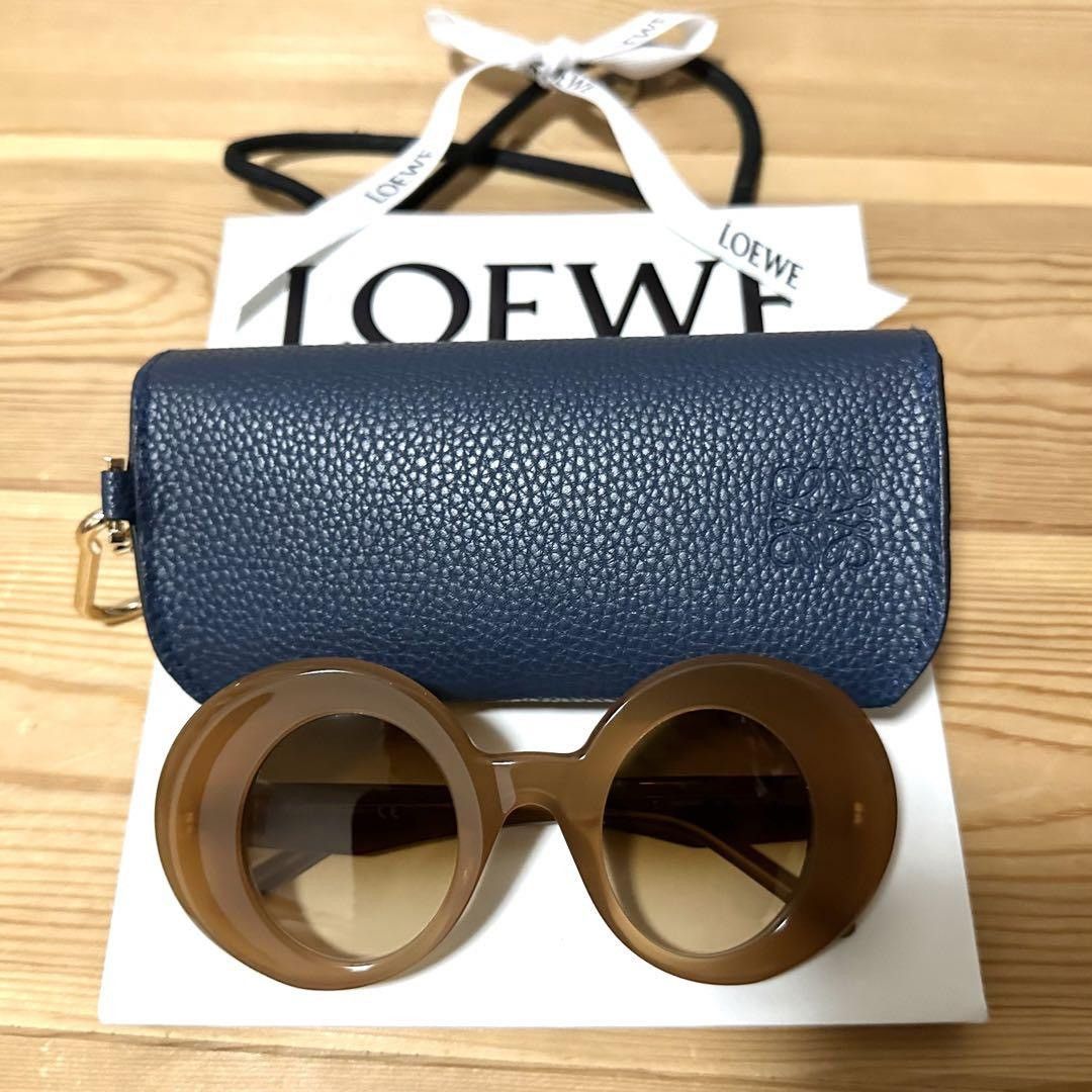Loewe Loewe Oversized Brown Sunglasses Size ONE SIZE - 5 Thumbnail