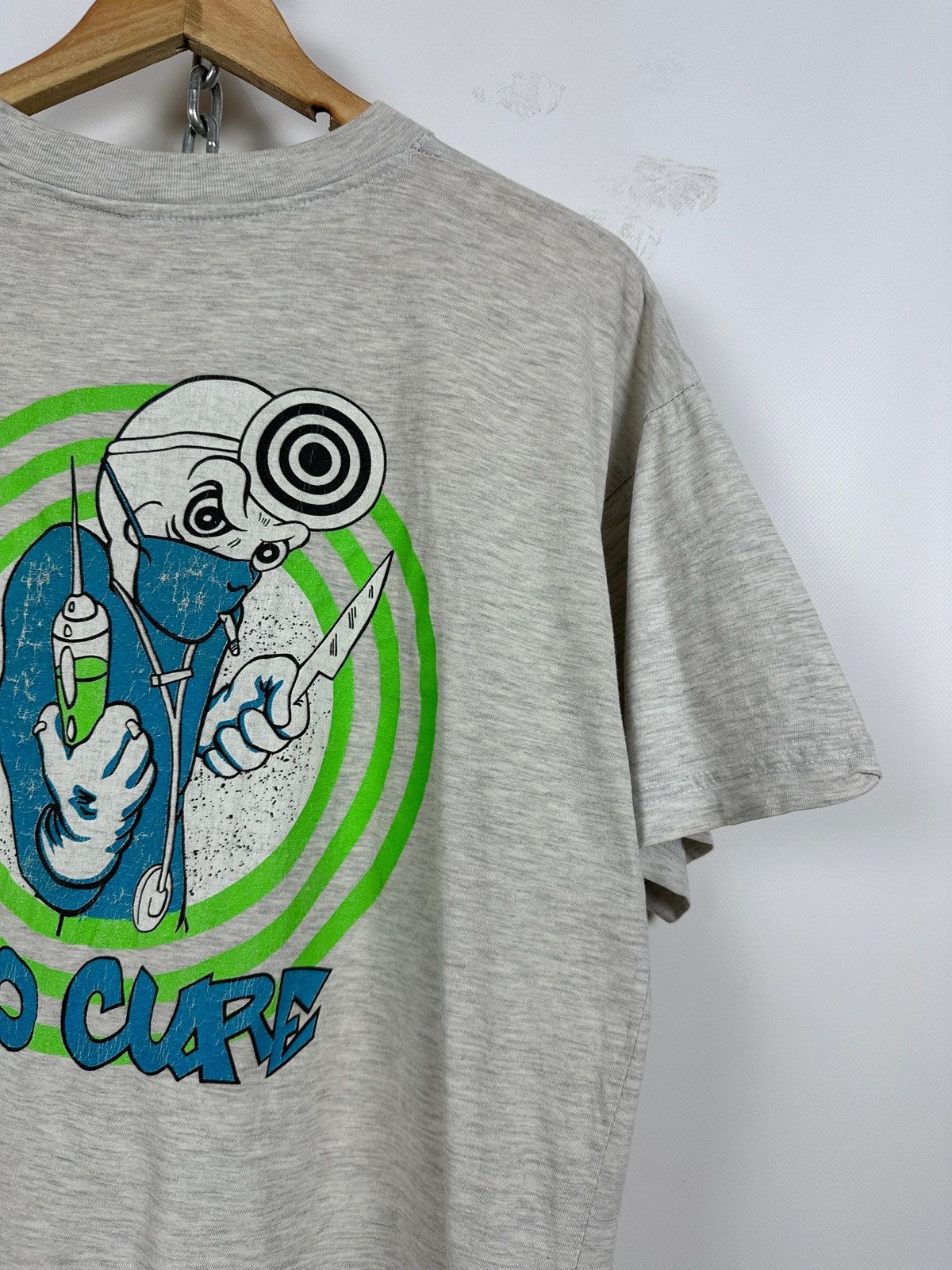 Band Tees 90s Vintage Sick Of It All No Cure Band T-Shirt Size US M / EU 48-50 / 2 - 7 Thumbnail