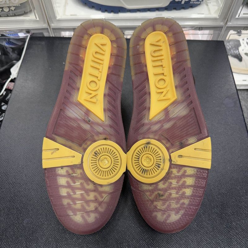 Louis Vuitton Louis Vuitton Trainer Sneakers in Lakers Colors -2505 Size US 10.5 / EU 43-44 - 4 Thumbnail