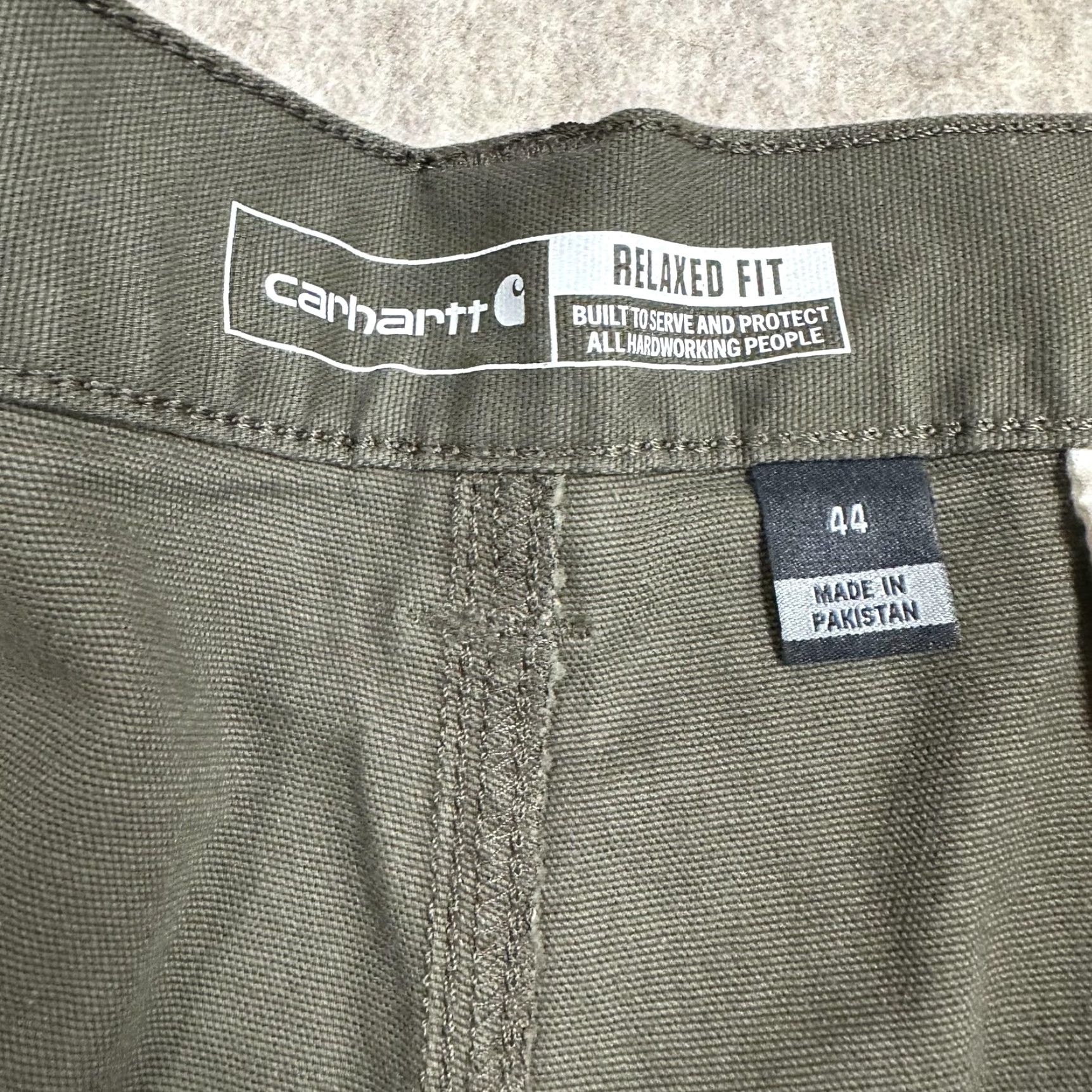 Carhartt Carhartt Shorts Mens 44 Green Rugged Flex Relaxed Fit Canvas Cargo Work Outdoor Size US 44 / EU 60 - 4 Thumbnail