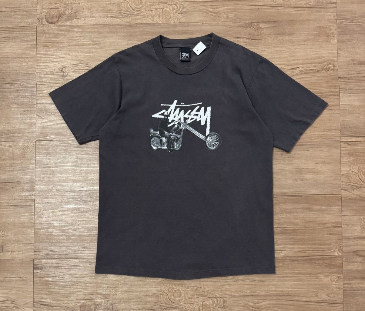 Stussy Vintage 90’s Stussy Chopper Tee Size US L / EU 52-54 / 3 - 1 Thumbnail