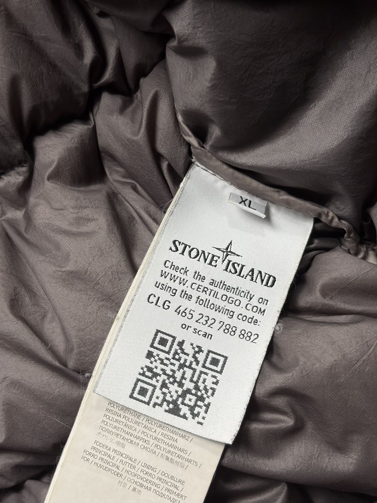 Stone Island Stone Island Garment Dyed Micro Yarn Down Jacket Casual Size US XL / EU 56 / 4 - 13 Thumbnail