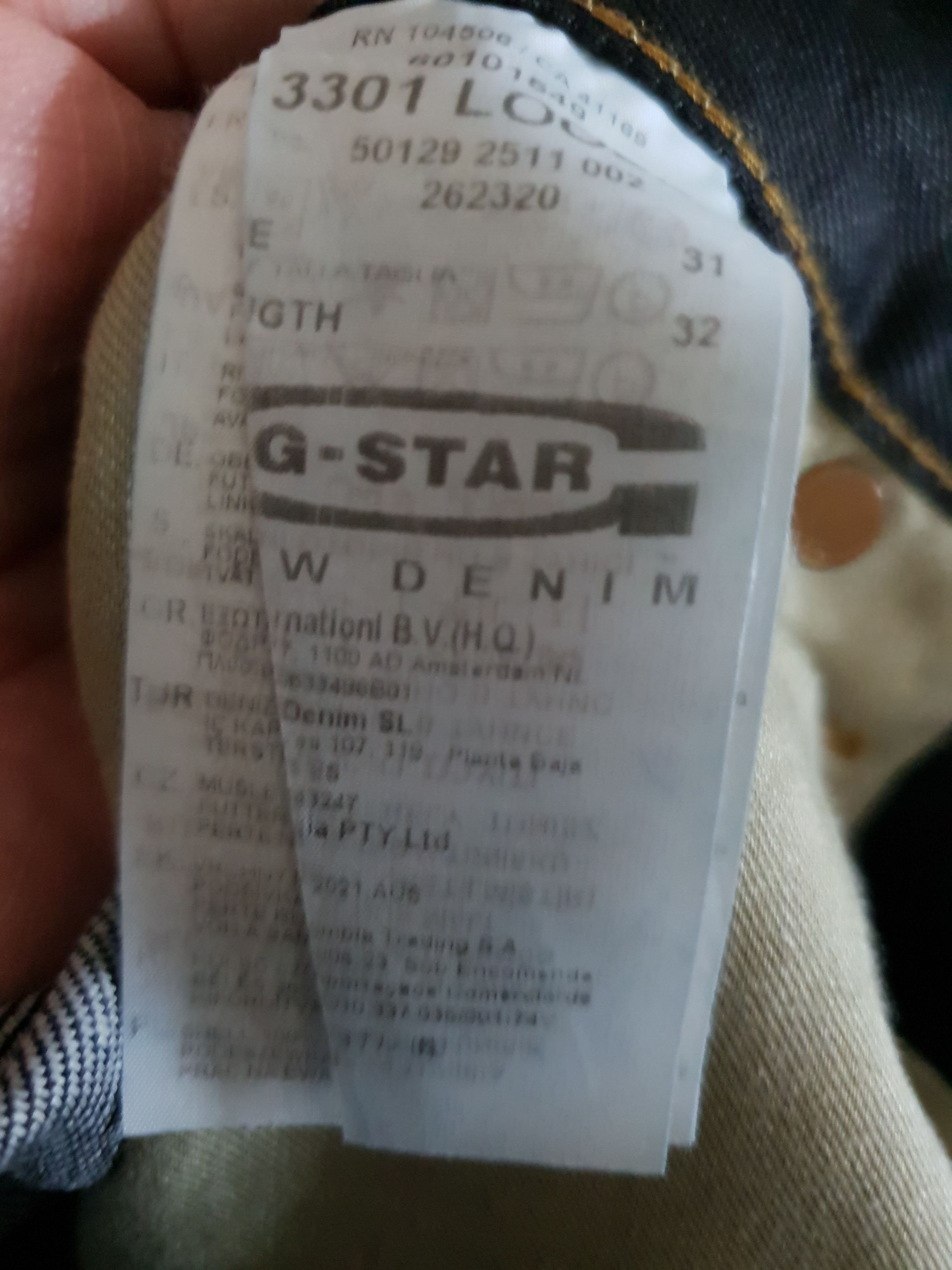G-Star G-STAR RAW DENIM JEANS SIZE 31/32 Size US 31 - 5 Thumbnail
