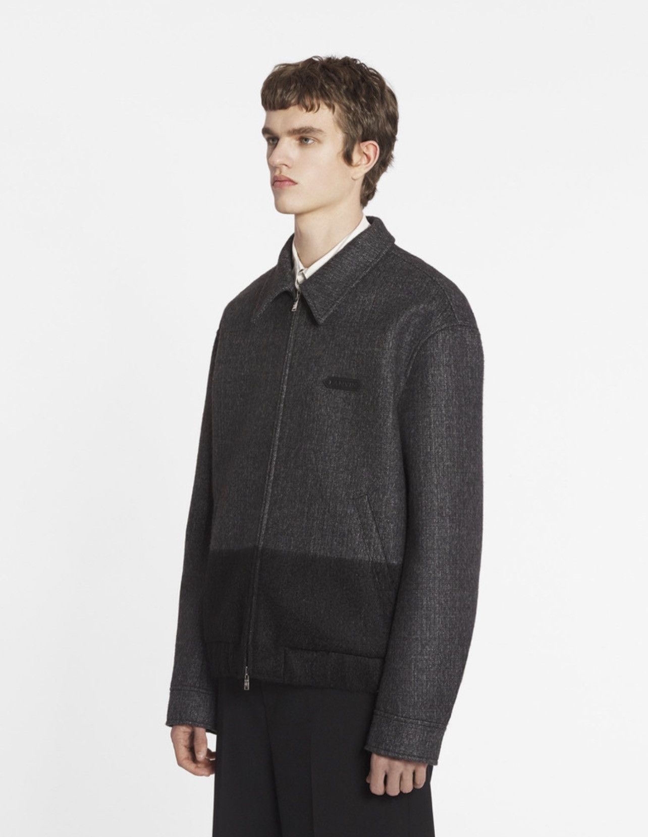Lanvin Lanvin Wool-Blend Bomber Jacket size 48/us size M Size US M / EU 48-50 / 2 - 3 Thumbnail