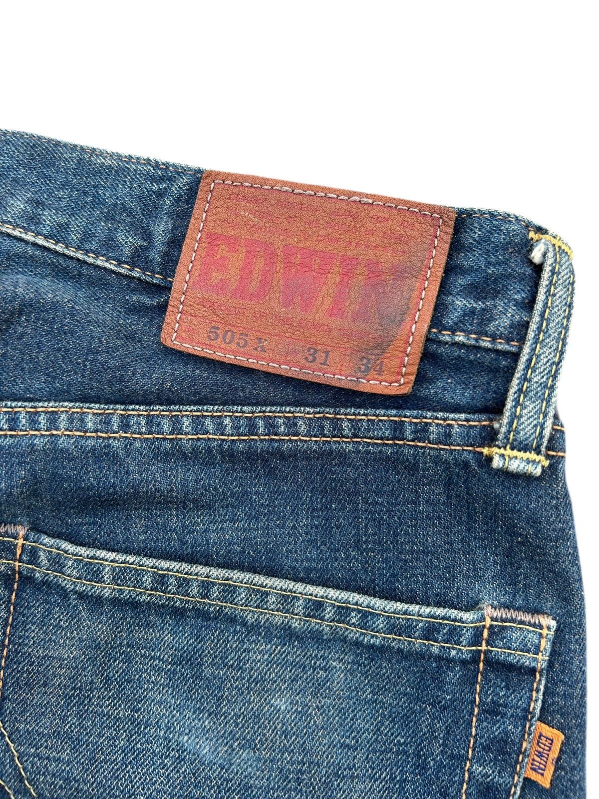 Kapital Vintage Edwin 505X Selvedge Baggy Rusty Distressed Denim Size US 31 - 9 Thumbnail