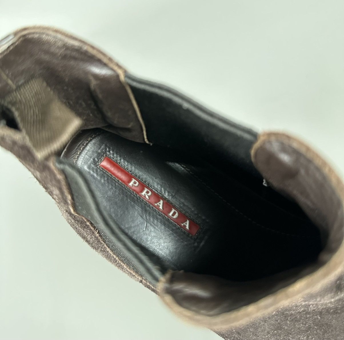 Prada Prada - Prada Sport - Suede Slip On Ankle Chelsea Boots Size US 10 / EU 43 - 9 Thumbnail