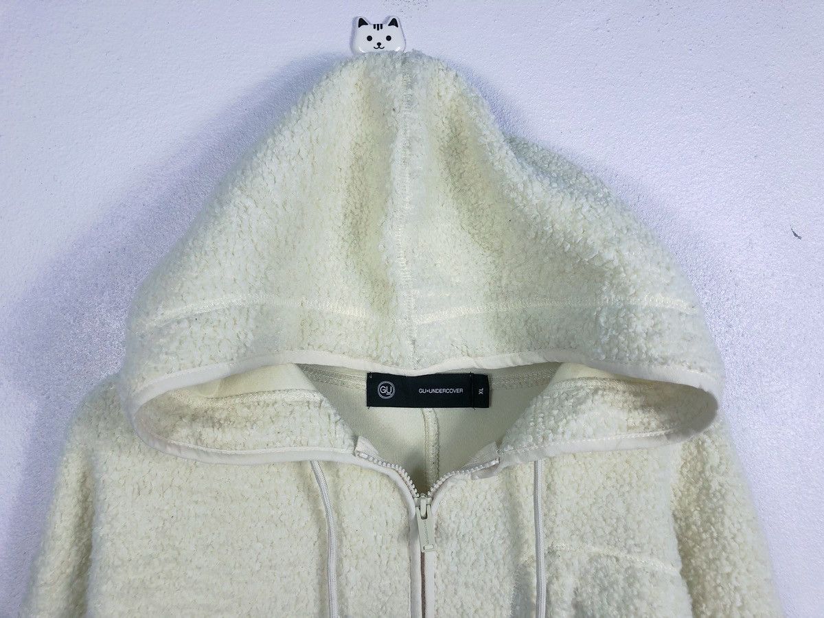 GU × Undercover Rare Undercover X Gu Deep Pile Fleece Hoodie Long Jacket Size US XL / EU 56 / 4 - 2 Thumbnail