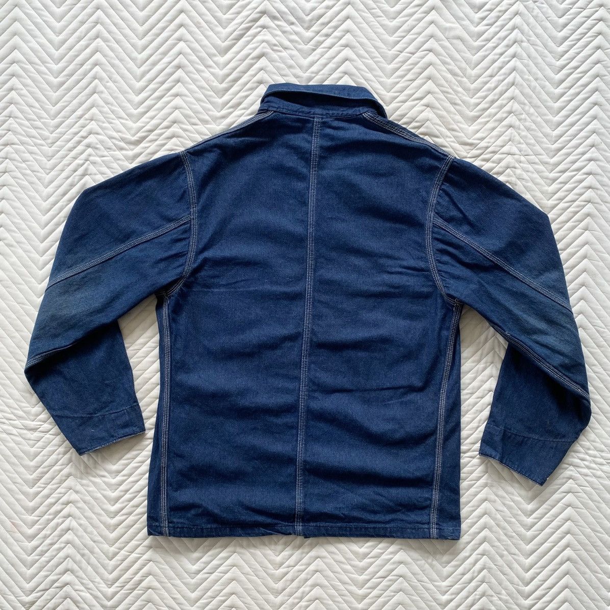 Carhartt 🔨 Vintage 80s/90s Carhartt Denim Chore Jacket - Made in USA Size US L / EU 52-54 / 3 - 8 Thumbnail