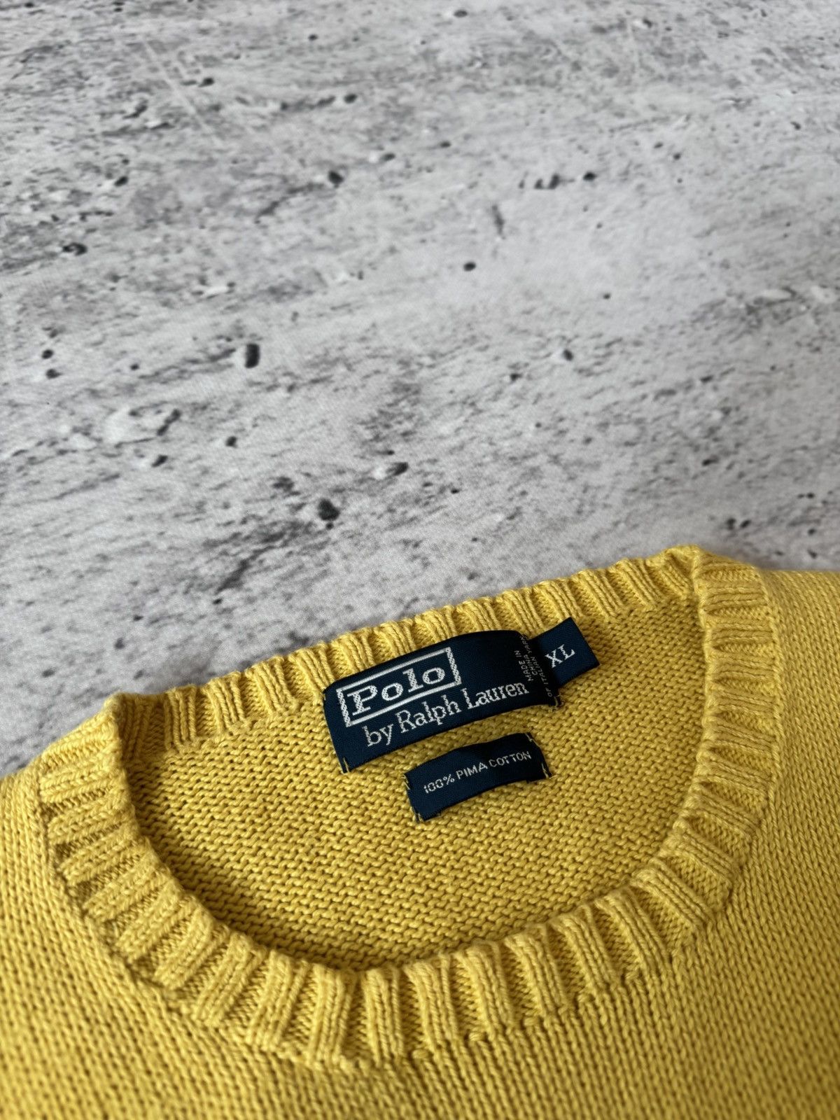 Polo Ralph Lauren × Vintage POLO RALPH LAUREN VINTAGE BASIC LOGO OVERSIZE BAGGY SWEATER Size US XL / EU 56 / 4 - 6 Thumbnail