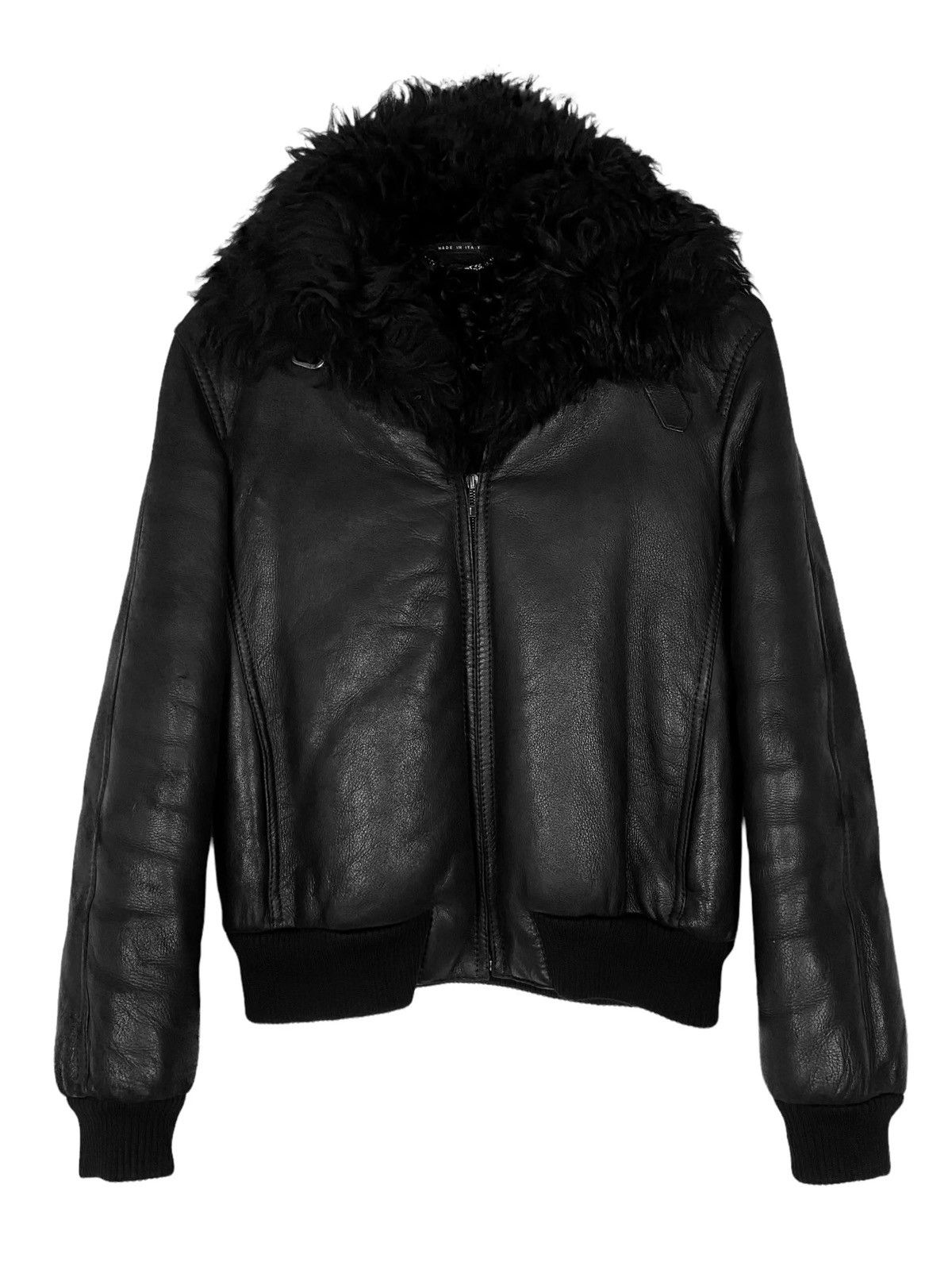 Gucci A/W 2001 RUNWAY SHEARLING LEATHER JACKET Size XS / US 0-2 / IT 36-38 - 1 Thumbnail