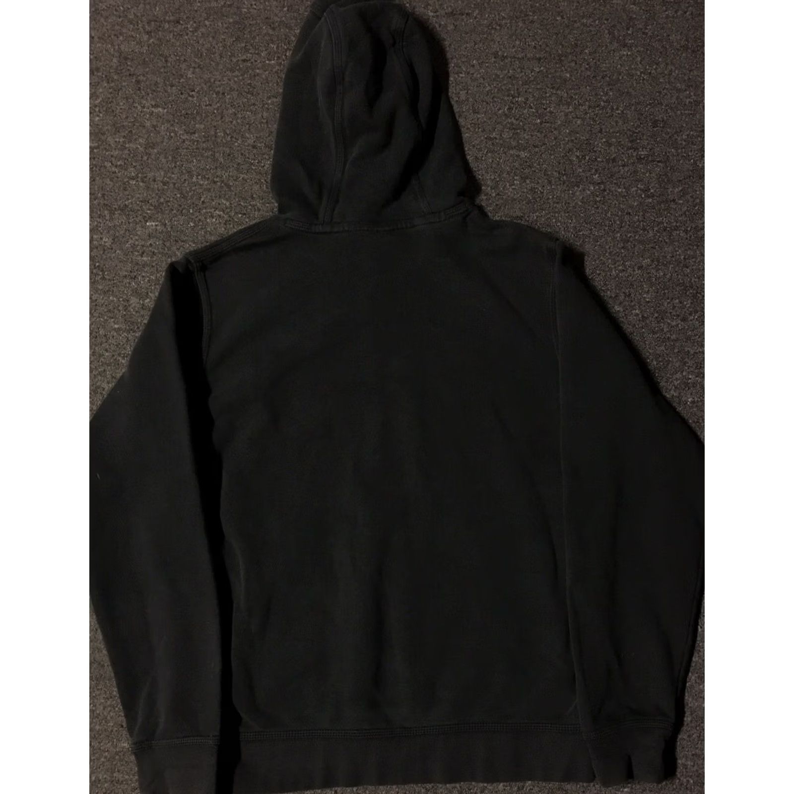 Nike VINTAGE Nike Swoosh Faded Hoodie L Track Hip Hop Grunge 90s Shirt Mens Black Size US L / EU 52-54 / 3 - 2 Thumbnail