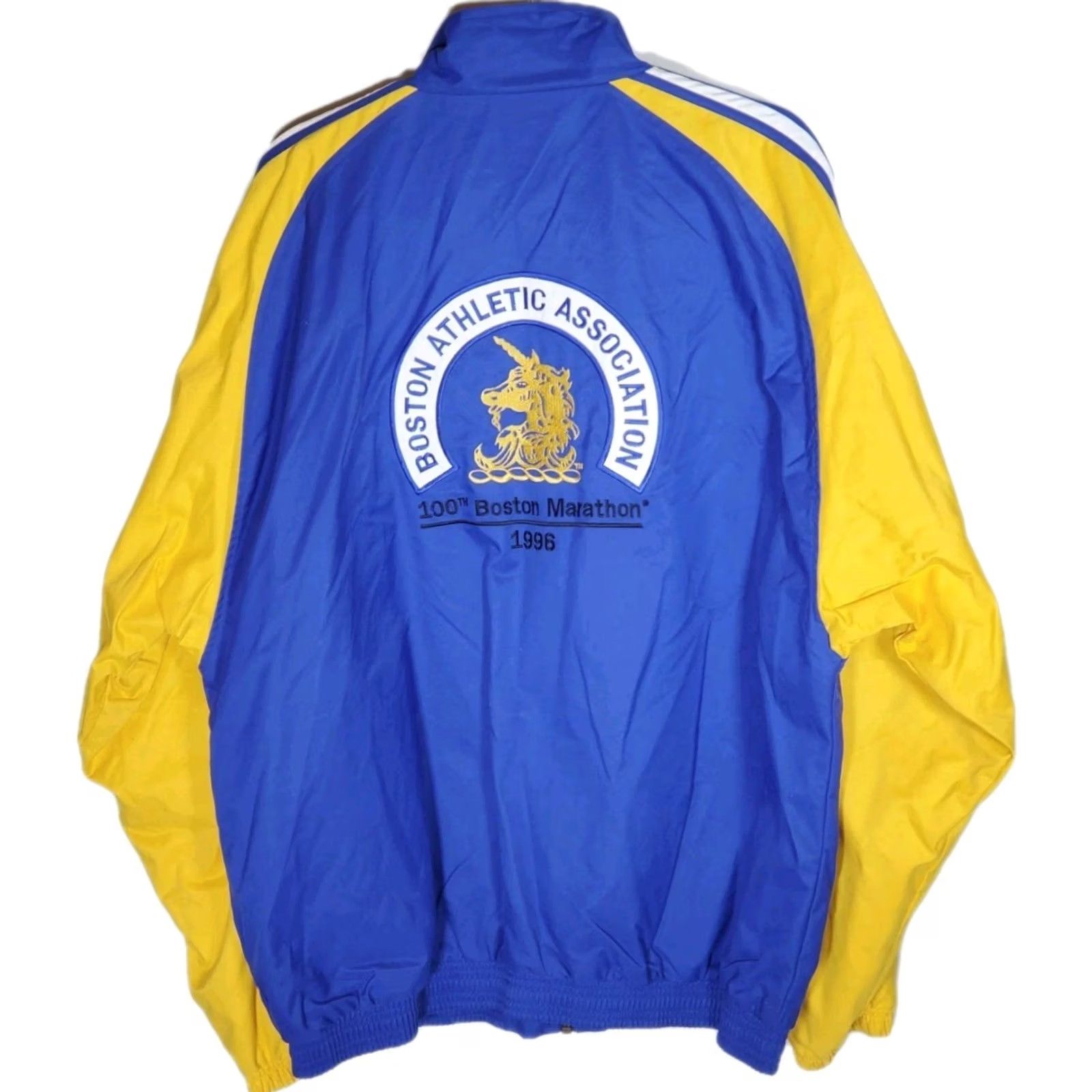 Adidas VINTAGE Adidas Boston Marathon 1996 100th Track Jacket Blue Yellow Men’s XL Adidas Jacket Boys? Size US XL / EU 56 / 4 - 3 Thumbnail