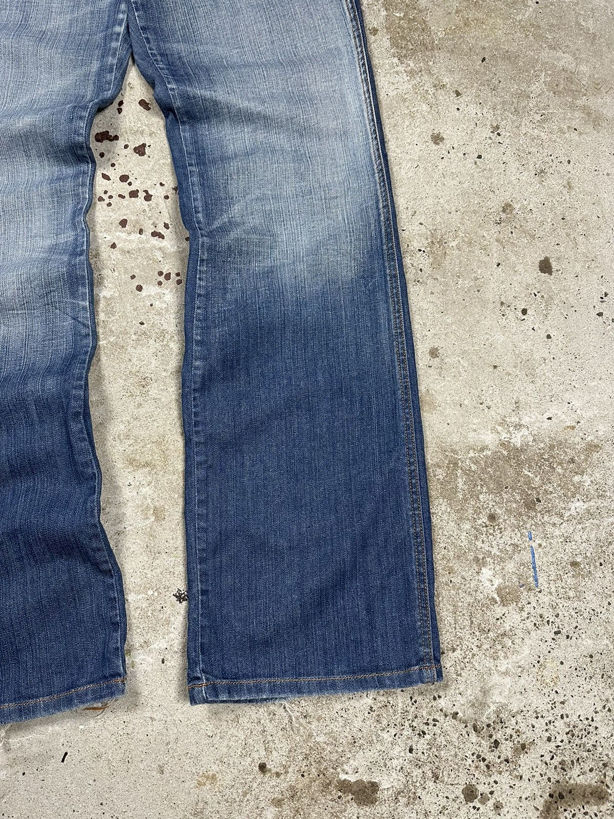 If Six Was Nine × Japanese Brand × Vintage Vintage Y2K Flare Cargo Carpenter Denim Pants Jeans Bootcut Size US 32 / EU 48 - 4 Thumbnail