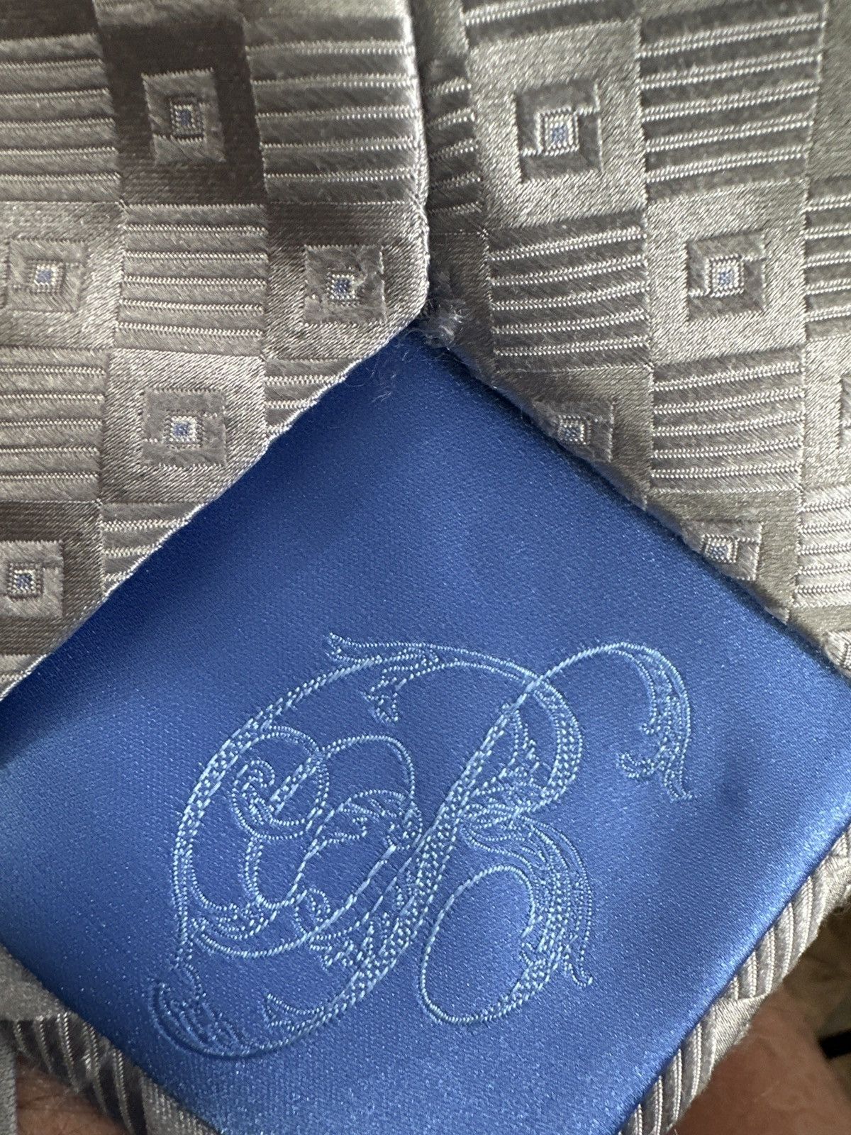 Bugatti Bugatti Silk Silver Tie Size ONE SIZE - 3 Thumbnail