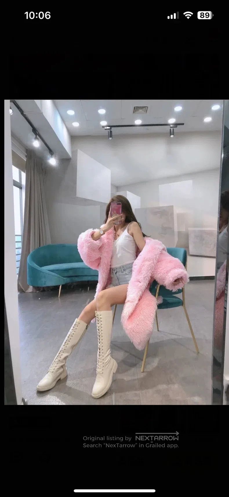 Balenciaga Balenciaga size 34 Pink Teddy Coat Size S / US 4 / IT 40 - 5 Thumbnail