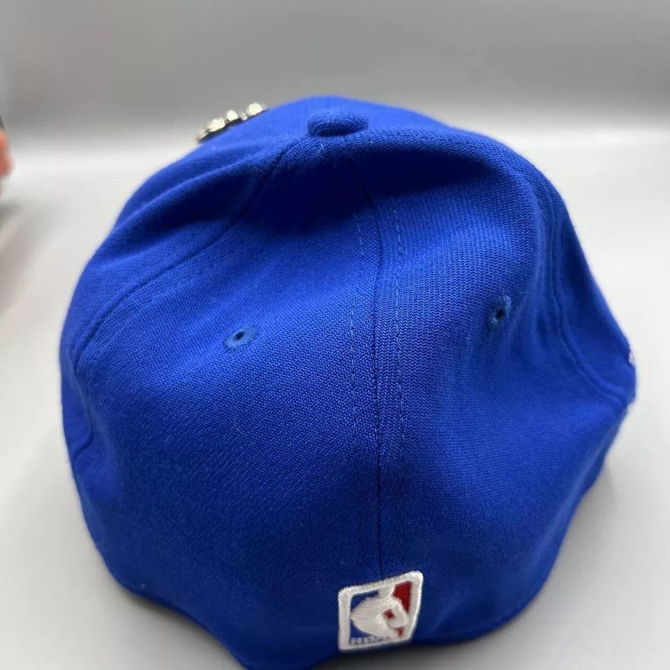 New Era Philadelphia 76ers Hat Men M-L Stretch Fitted Cap with Pin Size ONE SIZE - 4 Thumbnail
