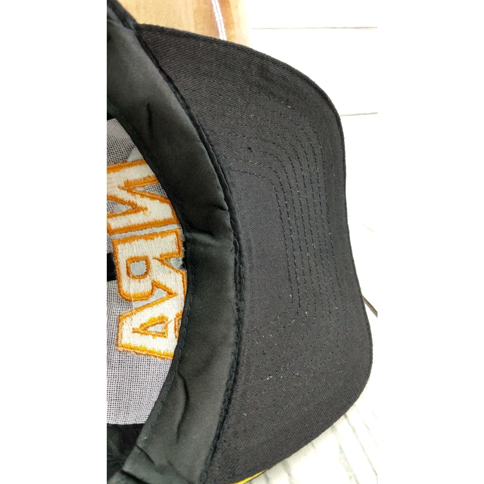 Bally NRA Ball Cap Hat Black Gold 100% Cotton Adjustable Baseball Cap Men Size ONE SIZE - 8 Thumbnail