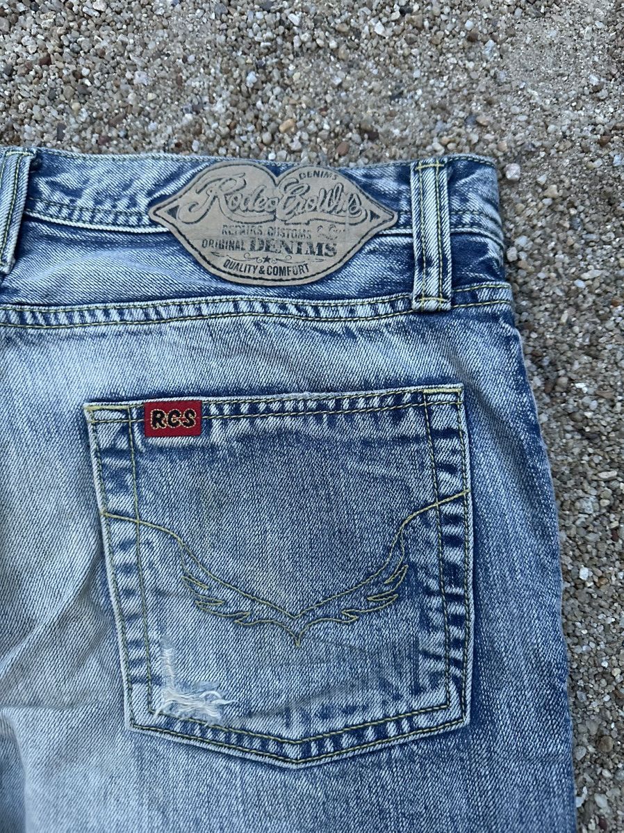 Japanese Brand Rodeo Crowns distressed denim Size US 32 / EU 48 - 7 Thumbnail