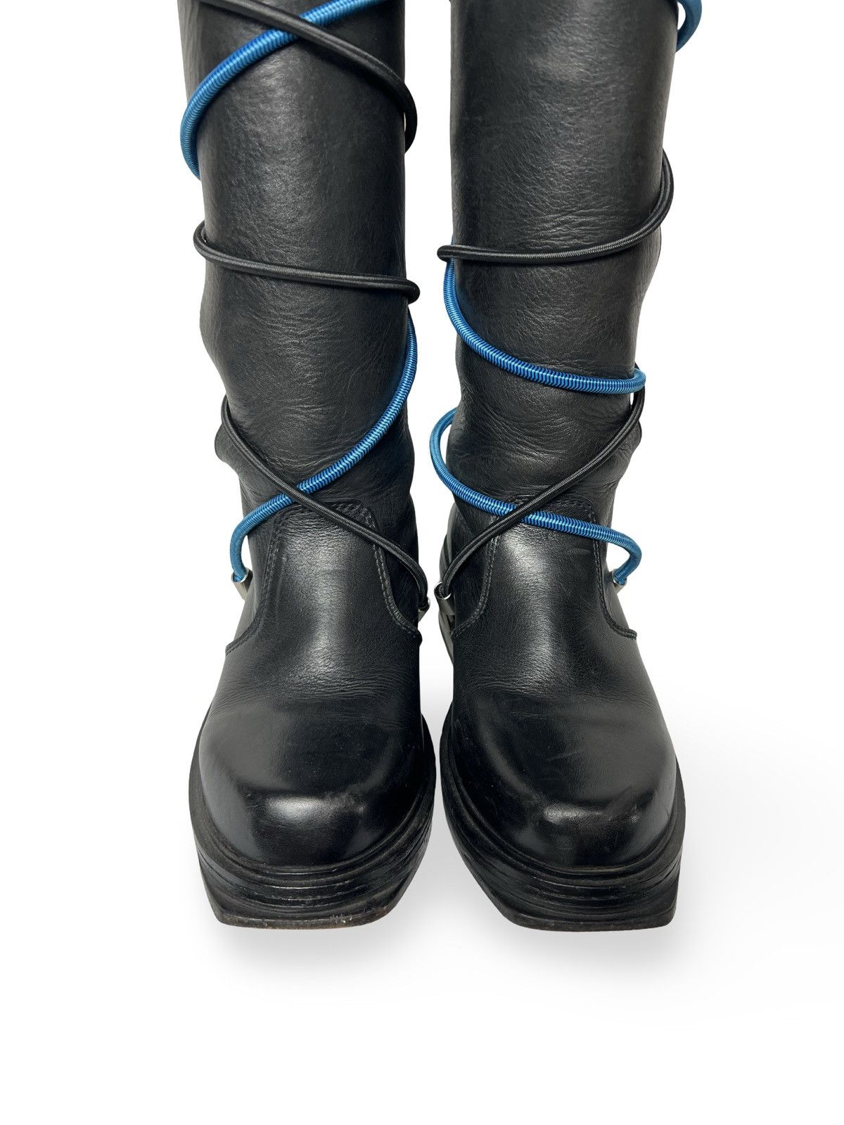 Dirk Bikkembergs Dirk Bikkembergs AW96 tall bungee cord boot Size US 6.5 / EU 39-40 - 2 Thumbnail