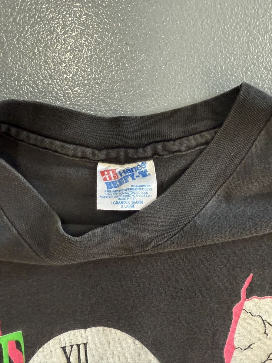 Vintage Vintage Jesus Faded One Split Second 90s Tee Grail Rare Size US XL / EU 56 / 4 - 5 Thumbnail