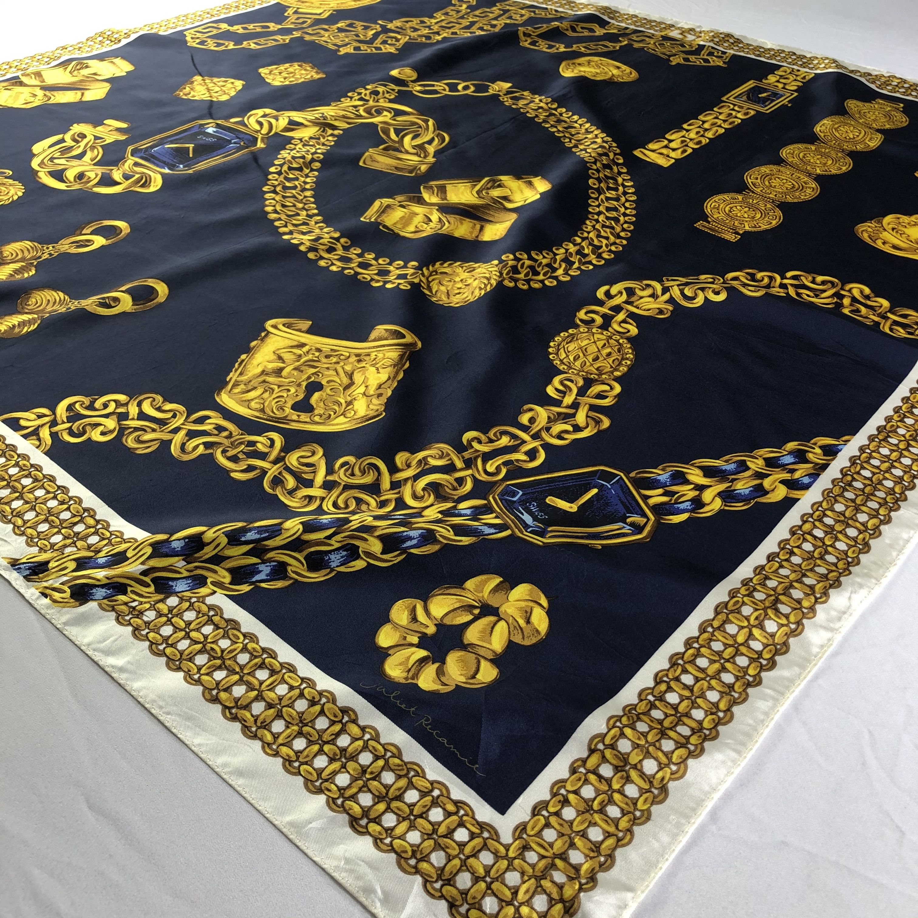 Vintage Vintage Juliet Recamier Silk Scarf Size ONE SIZE - 3 Thumbnail