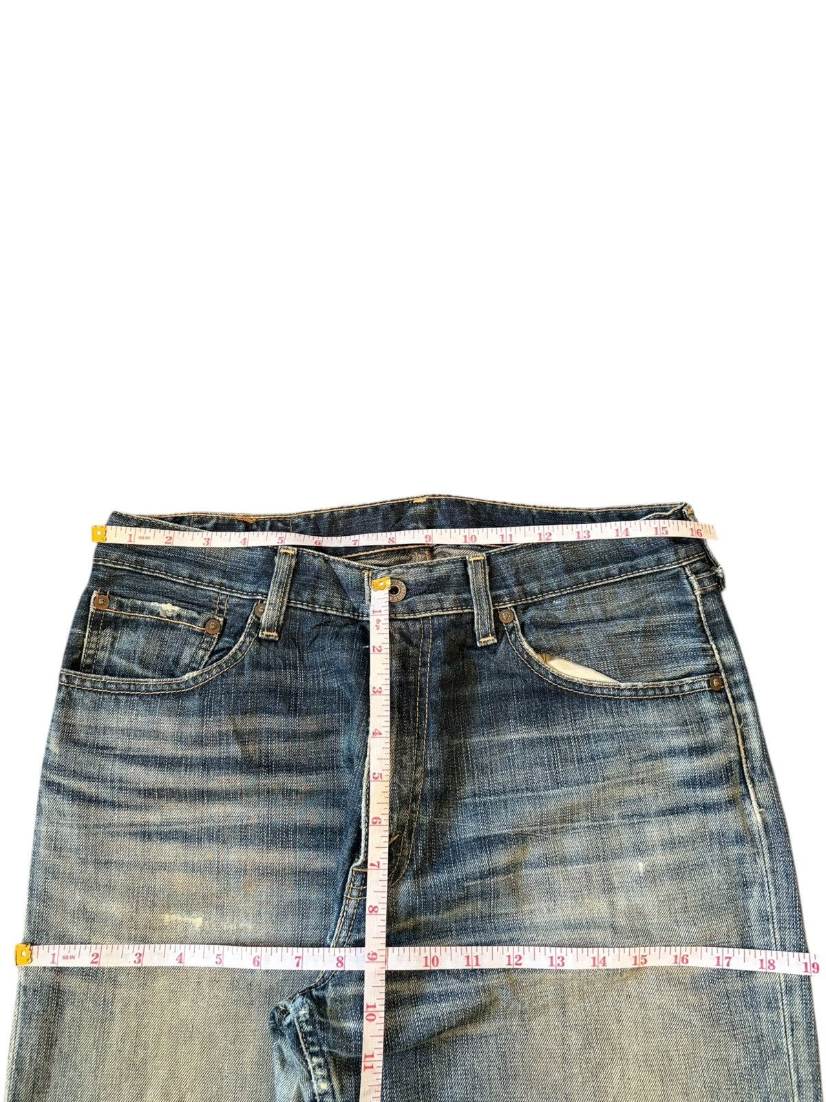 Levi's Vintage 90s Levis 502 Mud Wash Distress Baggy Jeans Size US 31 - 6 Thumbnail