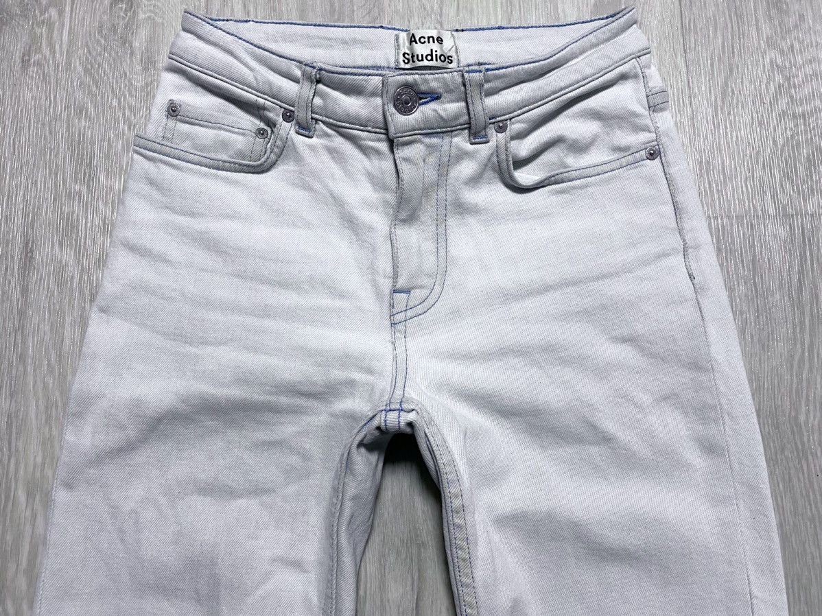 Acne Studios Women’s Acne Studios Row Bleached Jeans Denim Washed Dyed Size 25" / US 0 / IT 36 - 11 Thumbnail